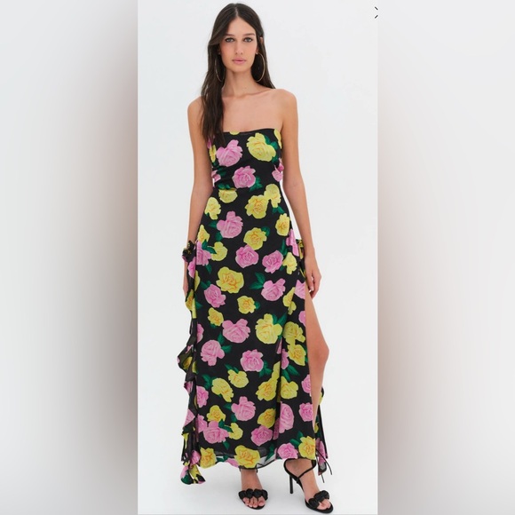 For Love And Lemons Dresses & Skirts - For Love And Lemons Madison Strapless Maxi Dress SAMPLE